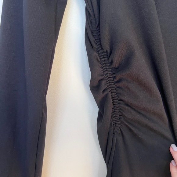 Black stretchy zara midi dress with long sleeves. Size XL - Picture 12 of 13